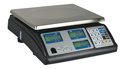 Ladenwaage mit Zweitanzeige